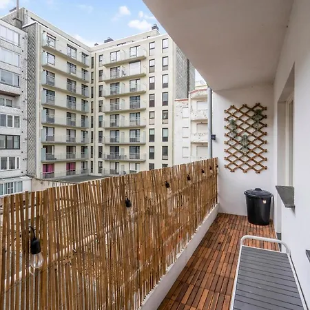 Apartment Trendy & Zonnig Vlak Bij Zee Met Parking *